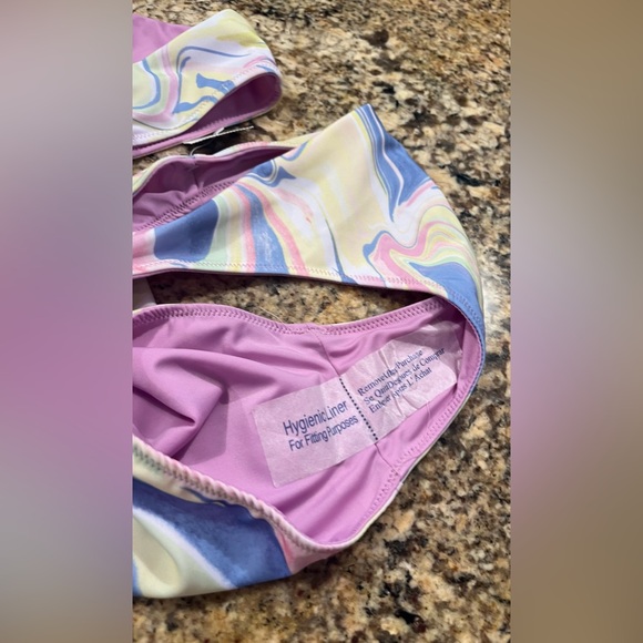 NWT Ideology Girls Mixed 2pc Bikini 2pc Set - Picture 7 of 7